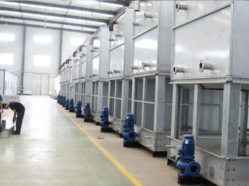 逆流闭式冷却塔